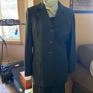 David Hayes Pants suit with vest and scarf